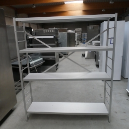Aluminum rack 150x40x178 cm